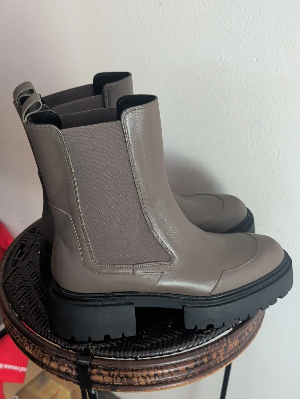 The Elda By M. Gemi Women Size 40= US 9 Grey Boots